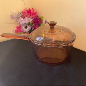 Corning Ware Vision Pot 1.5L. Brown
